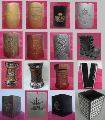 仿古方形夜色COCO1520酒吧定制特色个性 树脂烟灰缸厂家直销